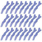 Ondder 24 Pack Alligator Hair Clips, 4.5 inch Clips for Hair Sectioning, Hair Styling Accessories for Women Men Girls Teens, Dark Purple