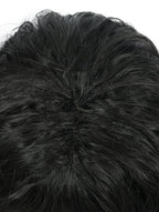 karlery California 70s 80s Rocker Wig Men Women Long Curly Black Halloween Costume Wig