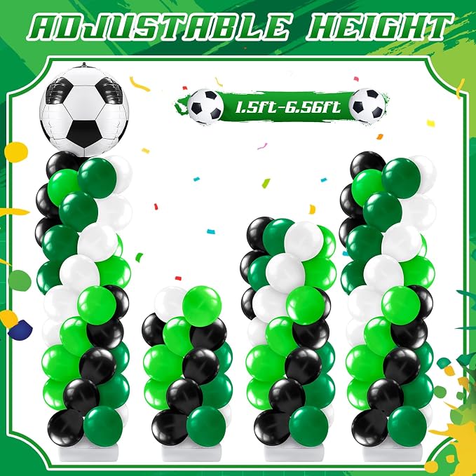 Kasyat 2 Sets Soccer Balloon Column Stand Kit - Image 5