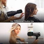 2Pcs Travel Hair Diffuser for Hair Dryer - Compact and Portable (5.12x3.15) Travel Hair Dryer Diffuser Sock‌ Made of Soft, Heat-Resistant and Flexible Foam, Tear-Resistant and Reusable