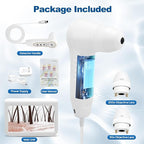 Skin Hair Analyzer 10.2 Inch Scalp Analysis Machine, Scalps Camera with 50X/200X Dual Lens, Skin Scalp Detector, Rechargeable HD Hair Follicle Analyzer for Home Salon Use