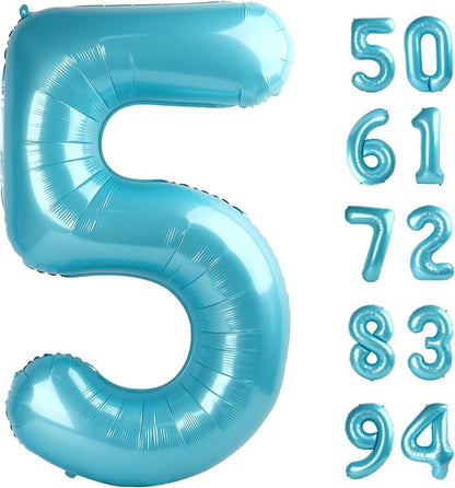 Pastel Blue 5 Balloon by IWERP