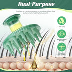 Scalp Massager Applicator Comb Silicone Hair Oil & Serum Brush for Even Distribution – No Mess, Easy-to-Use Scalp Treatment Tool for All Hair Types