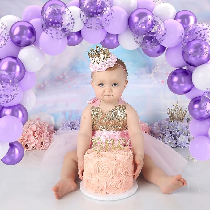 Patimate Lavender Purple Balloons Set - Image 3