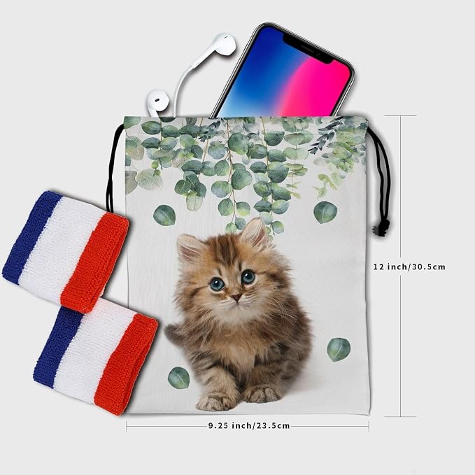 Cute Kitten Gymnastics Grip Bag - Image 6