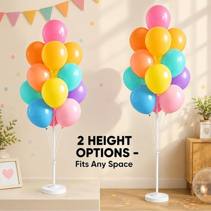 Assorted Bright Balloon Column Stand Kit Set of 2 - Image 3