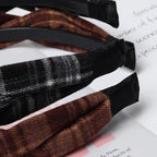 4 PK Braided Headband for Women Girls Plaid Hairband Fashion Non Slip Hairhoop Weaving Shape Winter Fall Headbands Hair Accessories