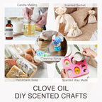 Clove Essential Oil, 100% Pure and Natural Clove Oil for Skin Care, Aromatherapy, Diffuser, DIY Clean Spray, Soap and Candle Making, 100ML
