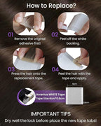 LaaVoo Brown Tape in Hair Extensions Human Hair Seamless Hair Extensions Tape in #4 Dark Brown Tapes on Extensions Invisible Hair 20 Inch 20pcs 50g