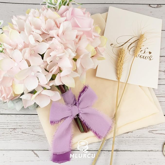 Purple Chiffon Ribbon - Image 6