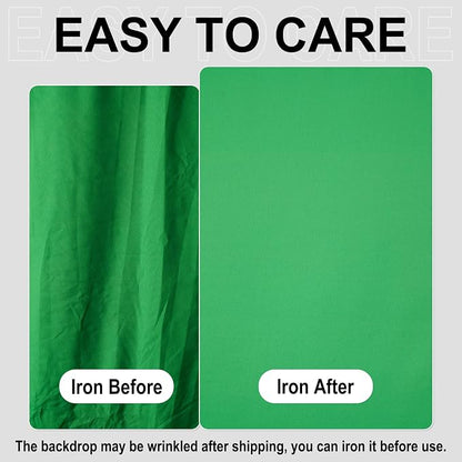 GFCC Greenscreen Backdrop Chromakey Streaming Photography, 6x9FT | - Image 2
