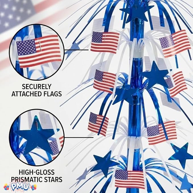 PMU 3 Pcs 21 Inch Patriotic Centerpieces - Image 5