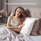 INFIIXSO Mulberry Silk Pillowcase for Hair and Skin, Silk Pillow Cases King Size with Hidden Zipper 20x40 Inches, Extraordinary Smooth and Soft Cooling Pillow Cases for Hot Sleepers(White, 1 Pack)