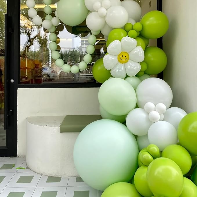 Voircoloria 90pcs Lime Green Balloons Garland Arch Kit, 18 12 10 5 Inch | - Image 5