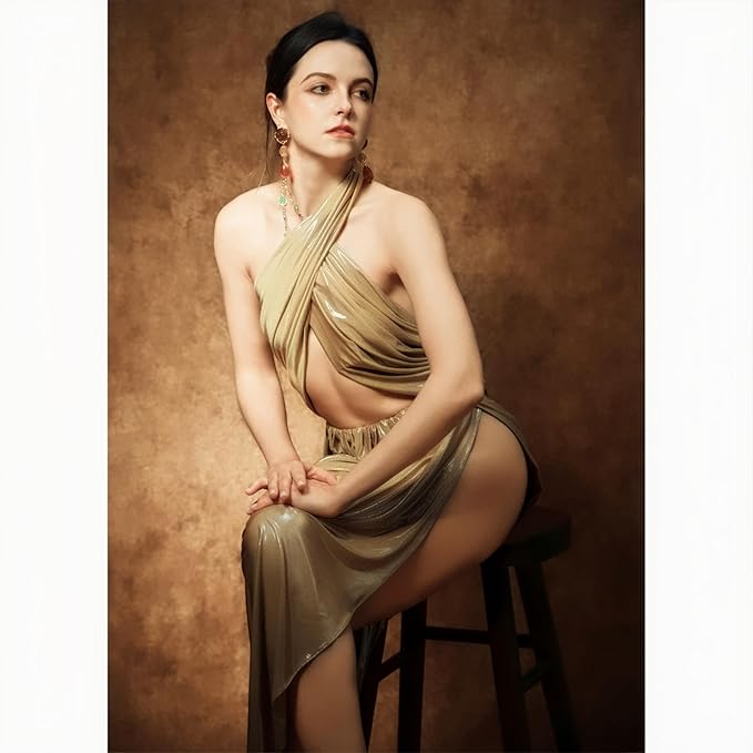 UrcTepics 8×12 ft Brown Vintage Photography Backdrops, Classic Abstract Texture - Image 3