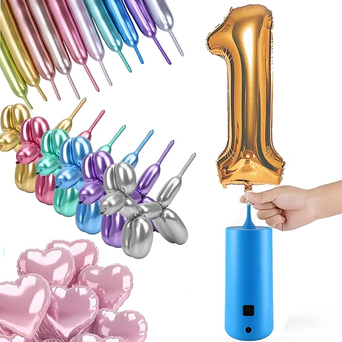 Electric Magic Balloon Pump, Electric Air Inflator Party Air Blower Pump by AJUJIAJIA