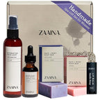 ZAAINA Spa Gifts for Women - Relaxation Spa Kit, Holiday Spa Gift Basket, Pampering At Home Natural Bath & Body Self Care Spa Package, Christmas Gifts for Mom Wife, Birthday Gifts for Women