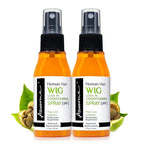 Awesome Human Hair Wig Leave in Conditioner Spray, pH5, Promoting Silkiness, Shine & Freshness I Preventing Dryness, Travel size 2.3 fl oz (1 set of 2)