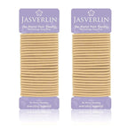 Blonde Hair Ties Hair Elastic for Women’s Hair, No Metal 4mm Hair Tying Bands Ponytail Holders for Braided Thick Long Straight Hair Styling Accessories 50 Pieces (Sandy Blonde)
