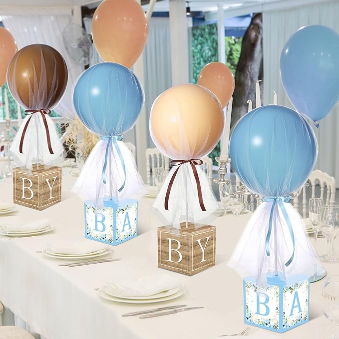 6 Set blue Brown Bear Tulle Tutu Balloon by Wettarn