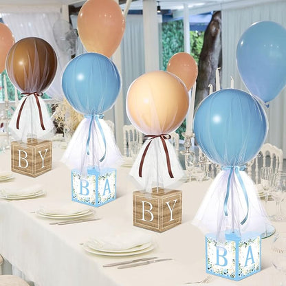 6 Set blue Brown Bear Tulle Tutu Balloon by Wettarn