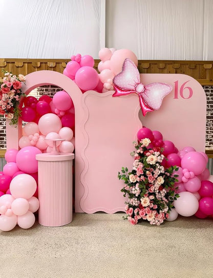 Pink Mouse Balloon Garland Arch Kit, Girls Birthday Decorations | 124 Pcs Hot - Image 7