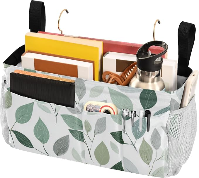 Bedside Caddy Metal Frame Hanging Organizer Bunk Bed Dorm Accessories Hook And - Image 3