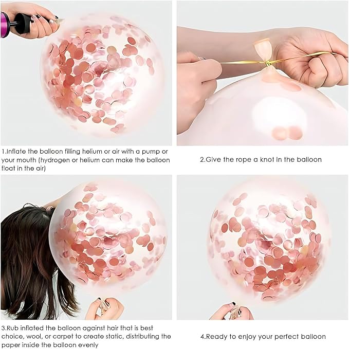 Rose Gold Balloons - Image 3