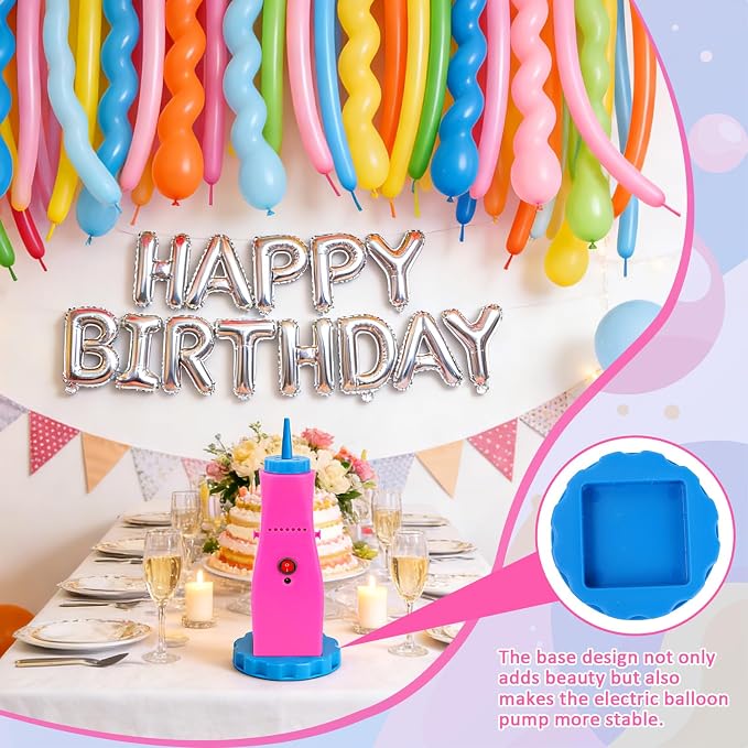 AXHJ Electric Balloon Pump, Portable Inflator Blower - Image 3