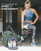 Gym Bag Womens,Travel Duffel Carry on Bag Sport Tote Bag Weekend Overnight Bag