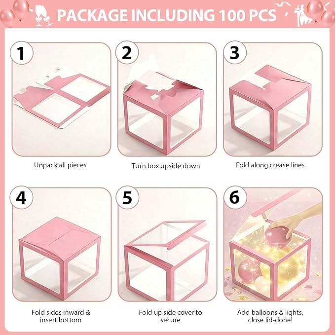 100Pcs Pink Prom Decorations 2026 - Image 4