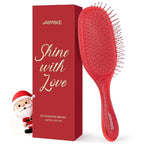Christmas Gift for Women, Stocking Stuffers for Teen Girls, AIMIKE Painless Hair Brush Detangler w/Soft Bristles, Extra Gentle Hairbrush for Fine or Sensitive Hair, Ideal Holiday Presents
