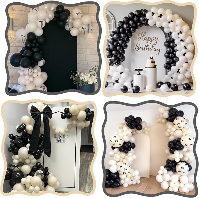 Black White Link Balloons - Image 5