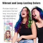 Temporary Hair Color Spray, Blue Hair Dye Pomades for Kids and Women-Perfect for Cosplay, Christmas, and Halloween Parties, Natural Washable Quick-Drying, One-Time Use in one wash (Blue, 120ml)