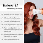 Four Reasons Color Mask - Copper - (27 Colors) Toning Treatment, Color Depositing Conditioner, Tone & Enhance Color-Treated Hair - Semi Permanent Hair Dye, Vegan and Cruelty-Free, 6.76 fl oz