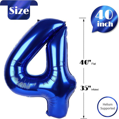 Night Blue 4 Balloon - Image 5
