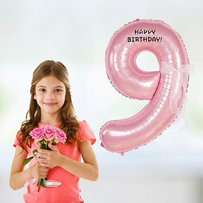 Happy birthday Big Number Balloons Foil Birthday Balloon Number Balloons Happy - Image 3