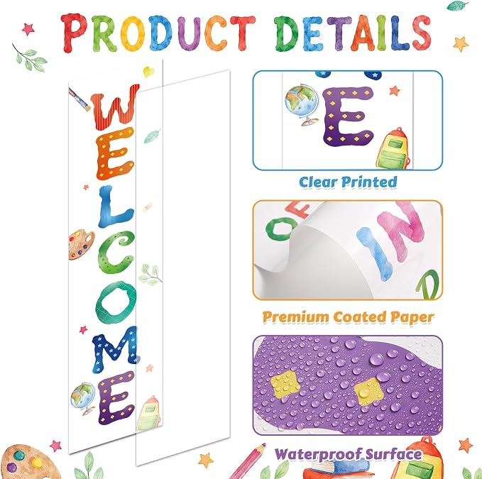 Classroom Welcome Posters Welcome Sign - Image 3