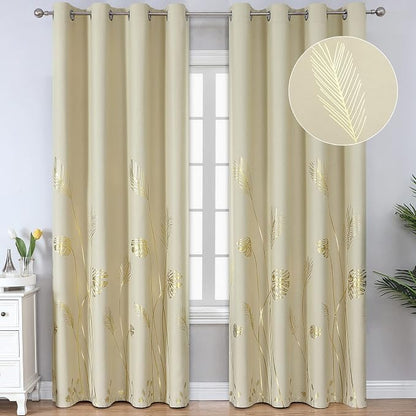 Thermal Insulated Blackout Curtains 108 Inches Long by ESTELARTEXTILER