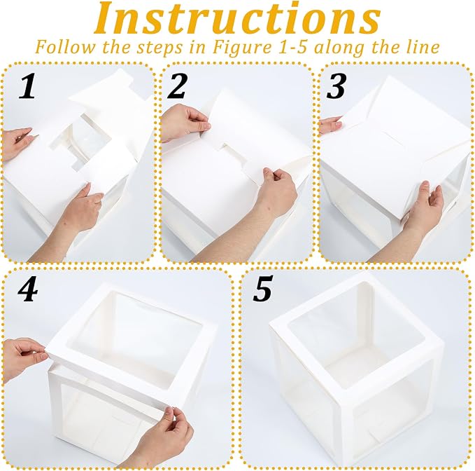 One Balloon Box First Birthday Balloons Boxes, 1st Birthday Party Decorations - Image 6