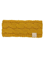 C.C Children's Kids' Winter Warm Cable Knit Fuzzy Lined Ear Warmer Headband