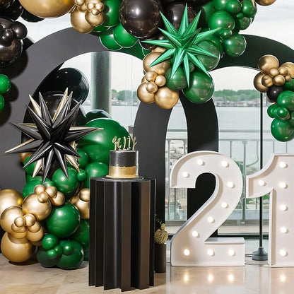 Green Black Balloon Arch Kit, Balloon Garland - Image 5