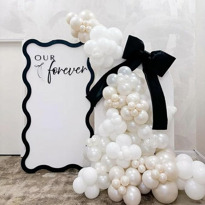 Awenztech 122pcs Pearl White Balloon Arch Kit, 18 12 10 5 inch Pearl White - Image 5