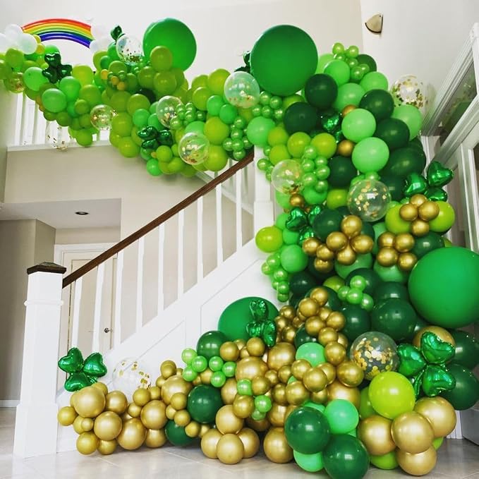 KBZVNAF Green Latex Party Balloons 50 Pack 12 inch | Light Green Helium Matte - Image 4