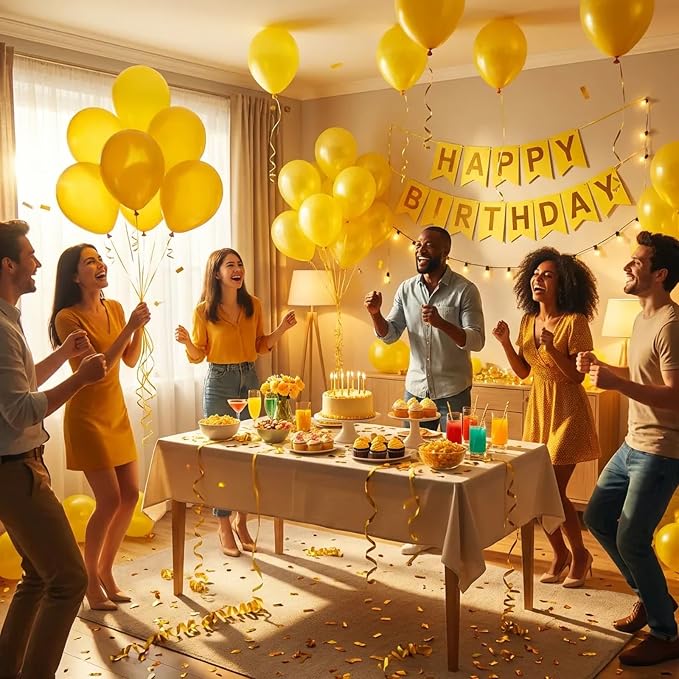 Yellow Balloons Arch Kit - Image 2