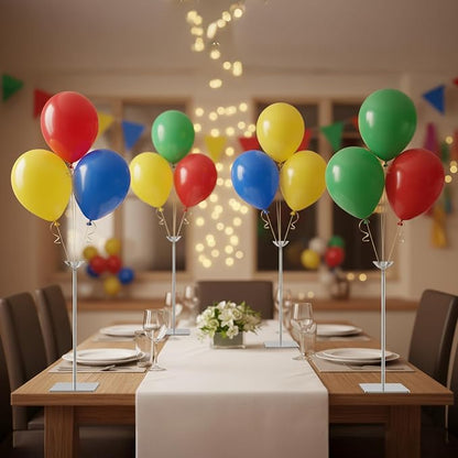 5 Pcs Clear Acrylic Balloon Stand, 15.7 Inch Tabletop Balloon Holder - Image 5