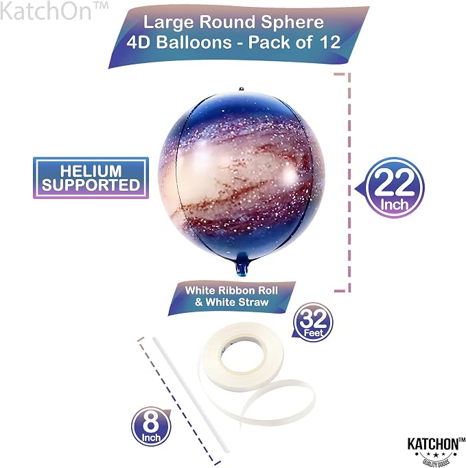 KatchOn Galaxy Balloons for space Decorations - Image 2