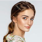 Yaomiao 17 Pieces Gold Hair Pins Set Geometric Bobby Pin Barrettes Metal Gold Decorative Styling Jewelry Hair Clamps Accessories for Women Wedding Parties
