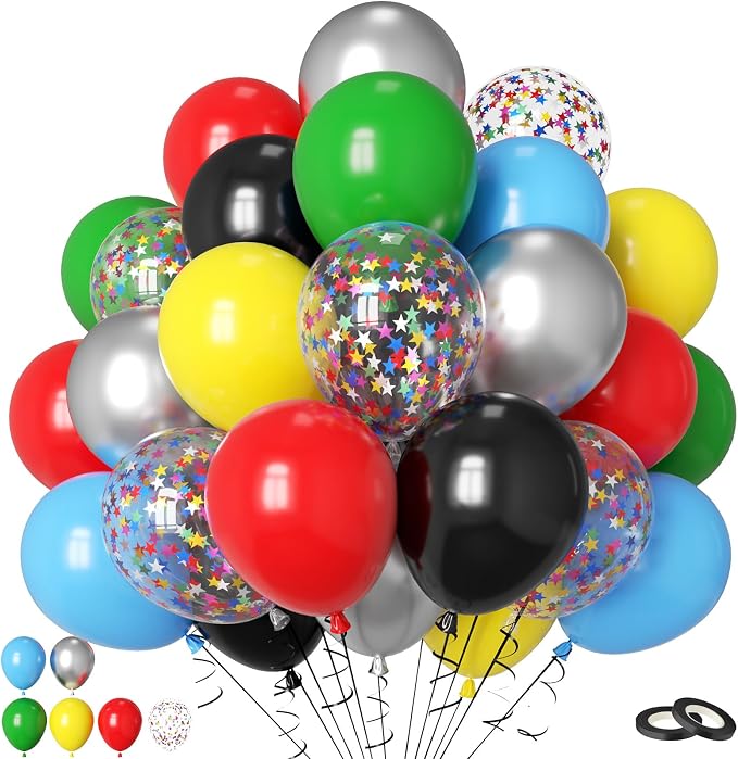 Colorful Balloons, Baby Shower Carnival School Festival Decor by FunHot