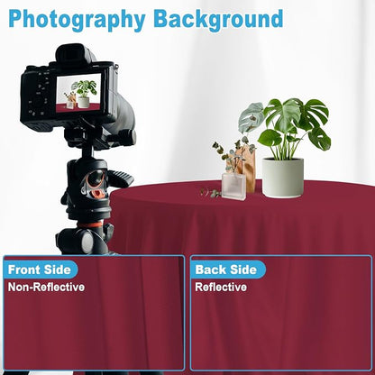 Burgundy Photography Backdrop for Photoshoot, 10x20 FT | Versatile Studio Photo - Image 6